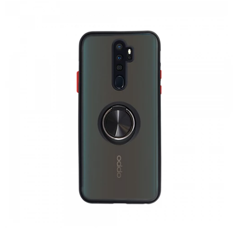 Funda Gel Oppo A5/A9 2020 Imán con soporte Smoked - Imagen 3