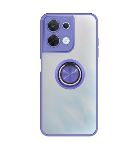 Funda Gel Oppo Reno 8 Pro Imán con soporte Smoked - Imagen 3