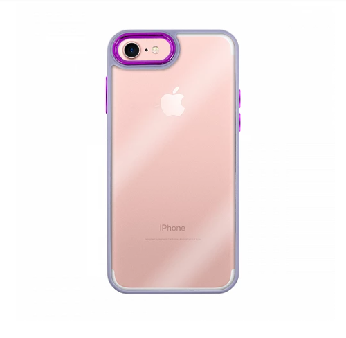 Funda Premium Antigolpe Transparente para iPhone 8 Borde Cámara/ Aluminio 6 Color - Imagen 2