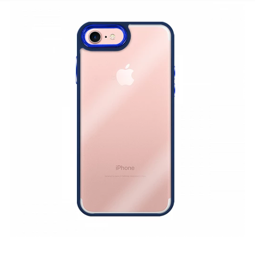 Funda Premium Antigolpe Transparente para iPhone 8 Borde Cámara/ Aluminio 6 Color - Imagen 3
