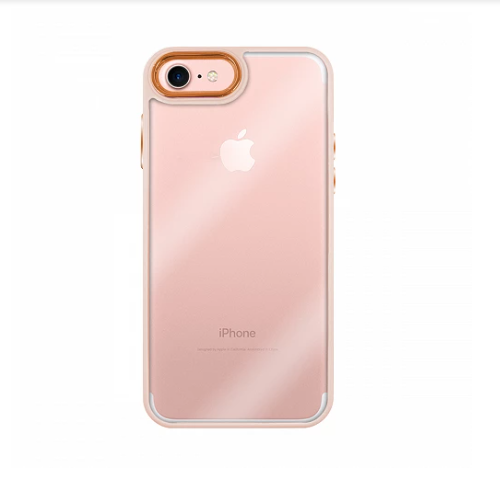 Funda Premium Antigolpe Transparente para iPhone 8 Borde Cámara/ Aluminio 6 Color - Imagen 4
