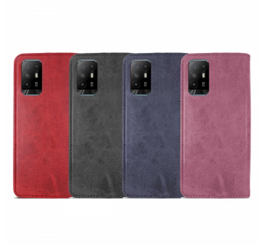 Funda Tapa con Tarjetero Oppo A74 4G Polipiel - 4 Colores