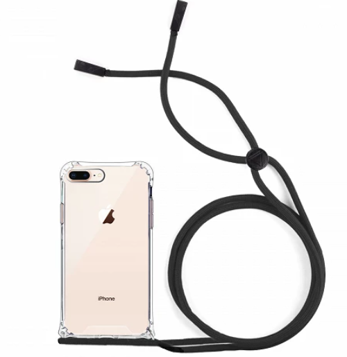 Funda Gel transparente Anti-golpe con Cordón - IPhone 8 PLUS