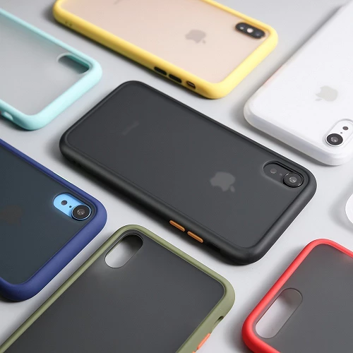 Funda Gel Huawei P30 Smoked con borde de color - Imagen 2