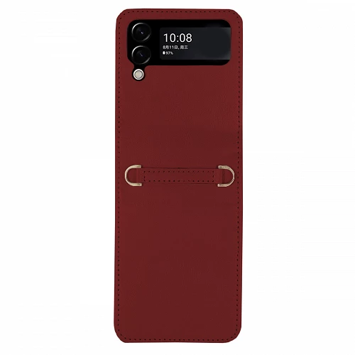 Funda Polipiel Z Flip 3 con Enganches Para Cuerda - 7 Colores - Imagen 3