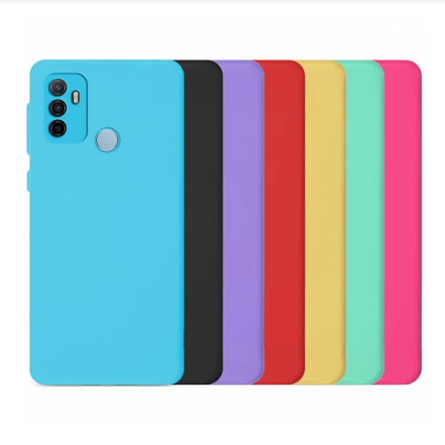 Funda Silicona Suave Oppo A53 con Cámara 3D - 7 Colores