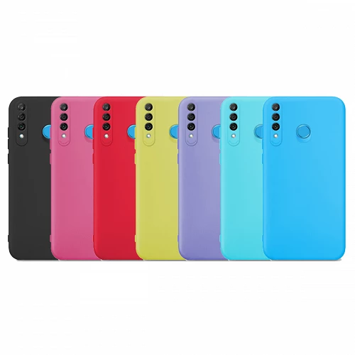 Funda Silicona Suave Huawei P30 Lite con Cámara 3D - 7 Colores