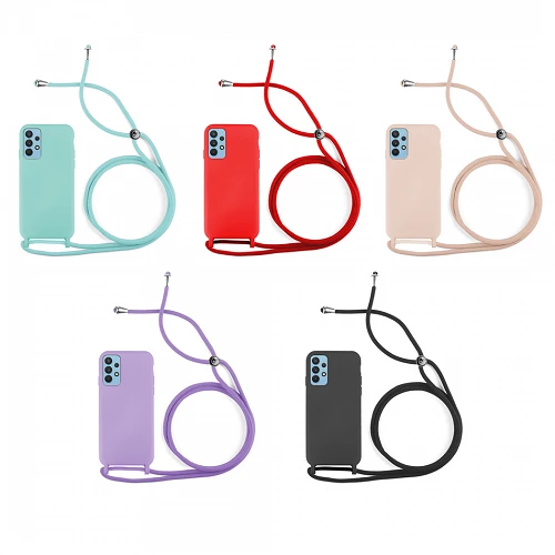 Funda Silicona Suave Samsung Galaxy A32-4G con Protector Camara 3D - 7 Colores