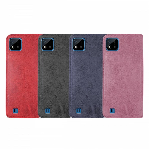 Funda Tapa con Tarjetero Realme C11 2020 Polipiel - 4 Colores