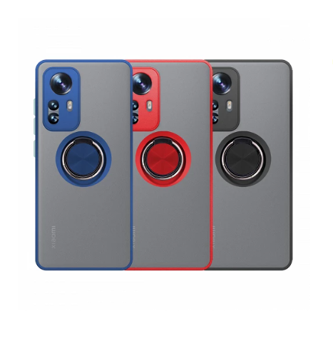 Funda Gel Xiaomi Mi 12 Lite Imán con soporte Smoked