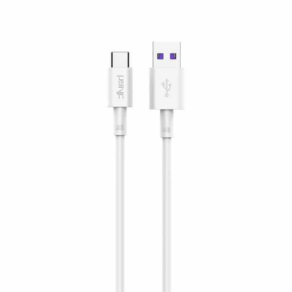Cable Tipo C 1.0m 5A De Carga H694 Blanco - Imagen 2