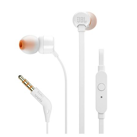 Auriculares Intrauditivos JBL Tune 110/ con Micrófono/ Jack 3.5/ Negros - Imagen 2
