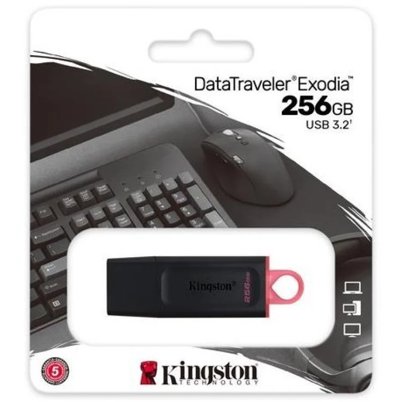 Pendrive 256GB Kingston DataTraveler Exodia USB 3.2 - Imagen 2