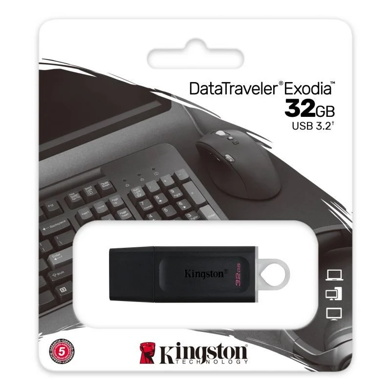 Pendrive 32GB Kingston DataTraveler Exodia USB 3.2 - Imagen 2