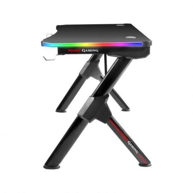 Mesa Gaming Mars Gaming MGDRGB/ 110 x 60 x 75cm/ Negra - Imagen 4