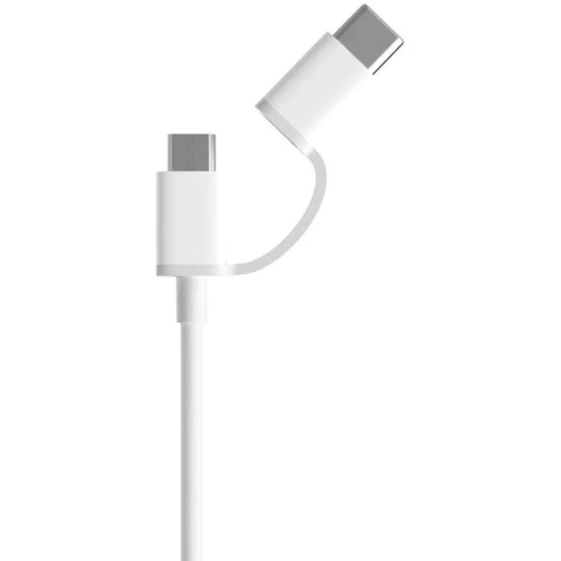 Cable USB 2.0 Xiaomi SJV4083TY/ USB Macho - Micro USB Macho/ USB Tipo-C Macho/ 30cm/ Blanco - Imagen 4