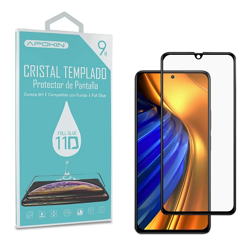 Cristal templado Full Glue 11D Premium Xiaomi Poco F4 GT Protector de Pantalla Curvo Negro