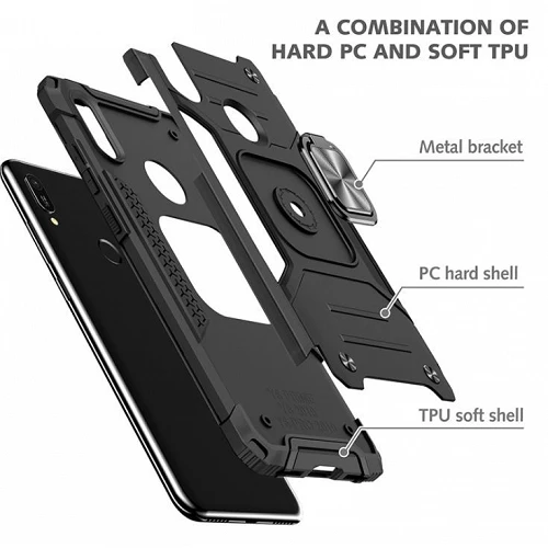 Funda Antigolpe Armor-Case Samsung Galaxy S22 Plus con Imán y Soporte de Anilla 360º - Imagen 2