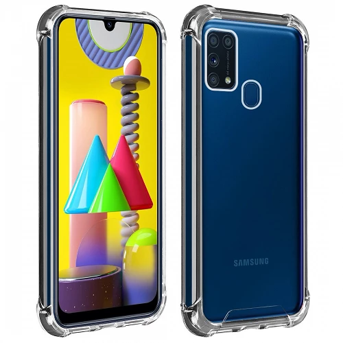 Funda Antigolpe Samsung Galaxy M31 Gel Transparente con esquinas Reforzadas