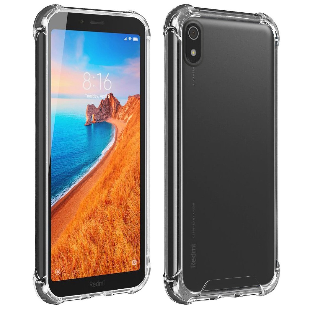 Funda Antigolpe Xiaomi Redmi 7A Gel Transparente con esquinas Reforzadas