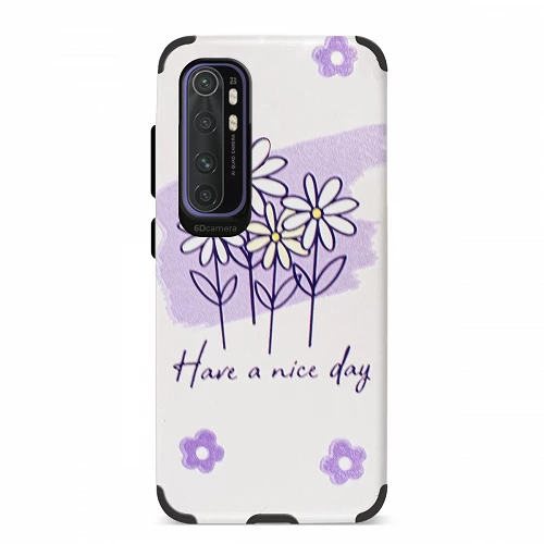 Funda Gel Relieve Xiaomi Mi Note 10 Lite - Flores