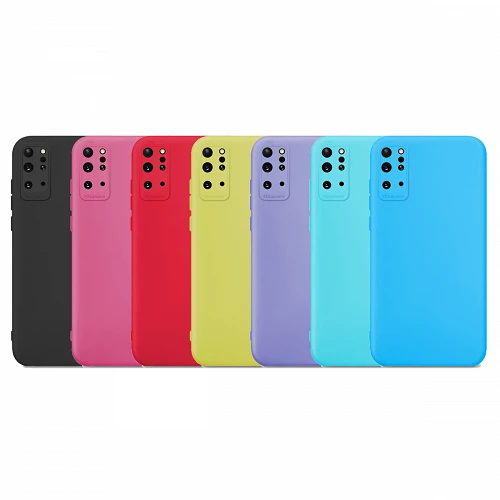 Funda Silicona Suave Samsung S20 Plus con Camara 3D - 7 Colores