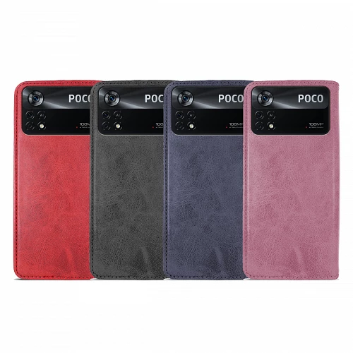 Funda Tapa con Tarjetero Xiaomi Pocophone X4 Pro Polipiel - 4 Colores