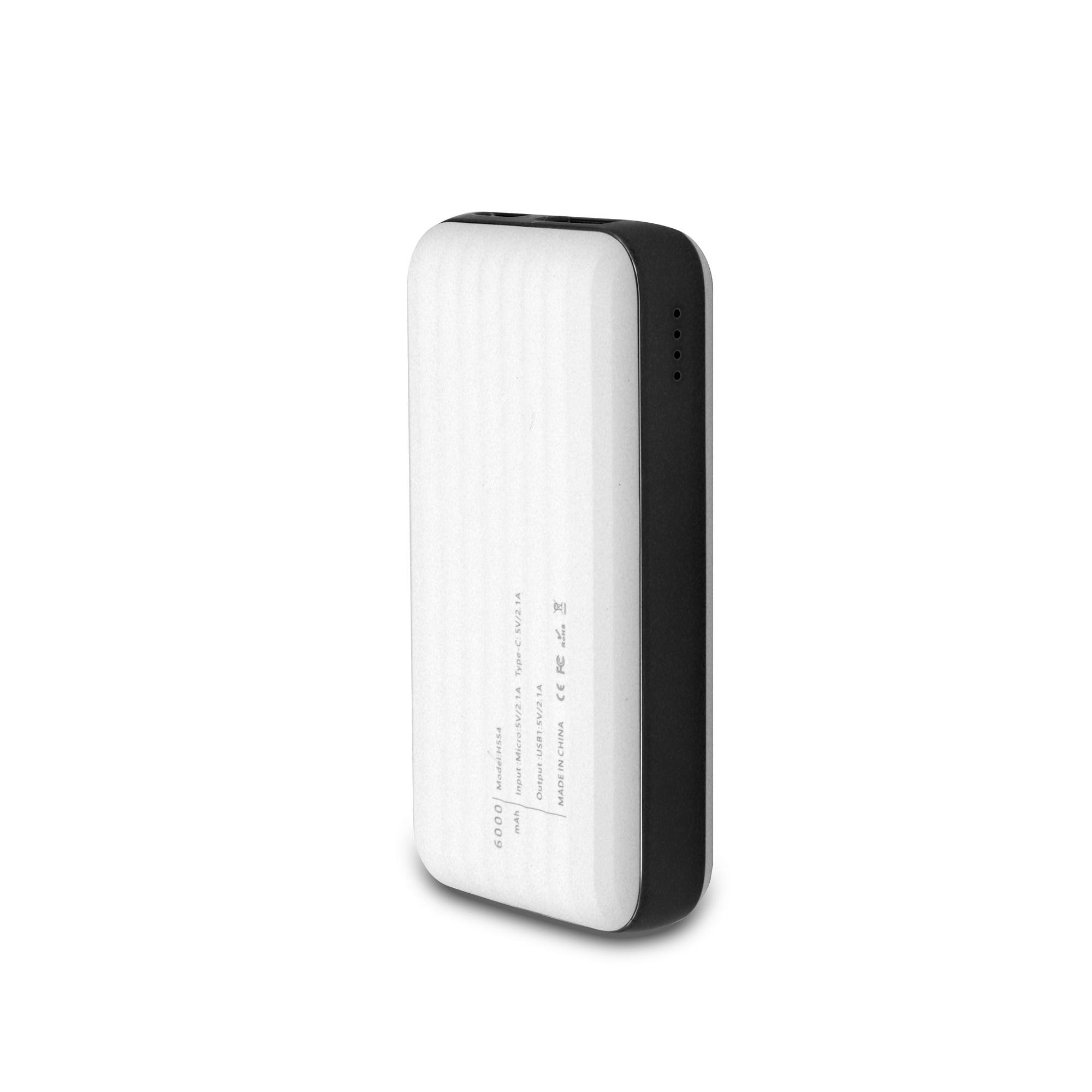 Bateria Externa DUAL USB 6.000mAh H554 - 2 Colores