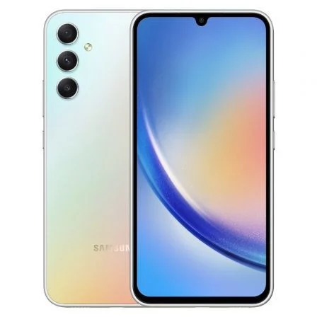 Smartphone Samsung Galaxy A34 8GB/ 256GB/ 6.6"/ 5G/ Plata